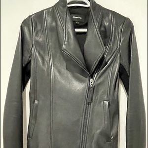 Mackage real lamb black leather. Size xxs.Mint condition. Worn 1 time for event.